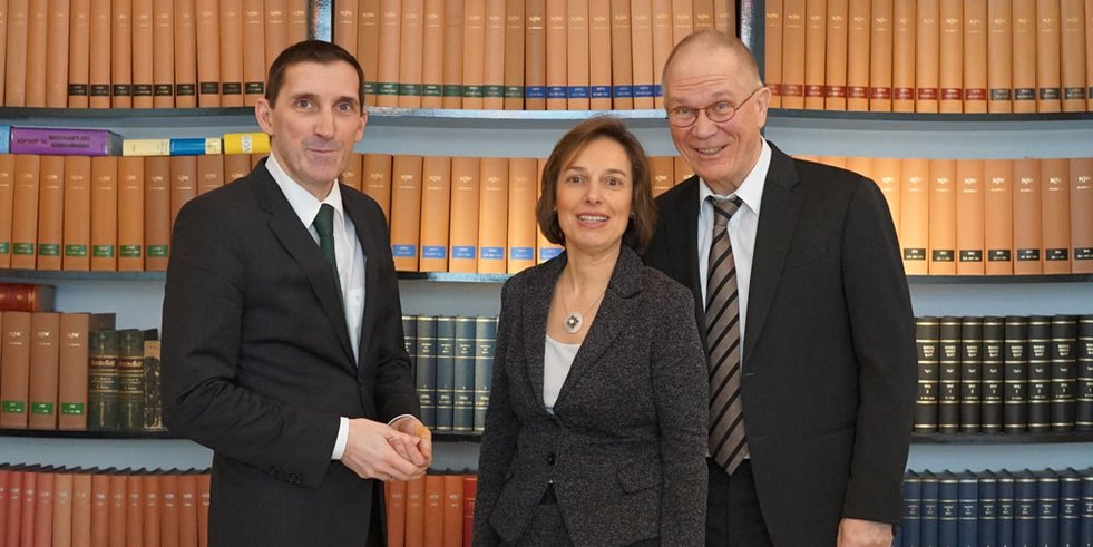 Gruppenfoto Philipp Bongard, Anke Leben, Axel Bartsch